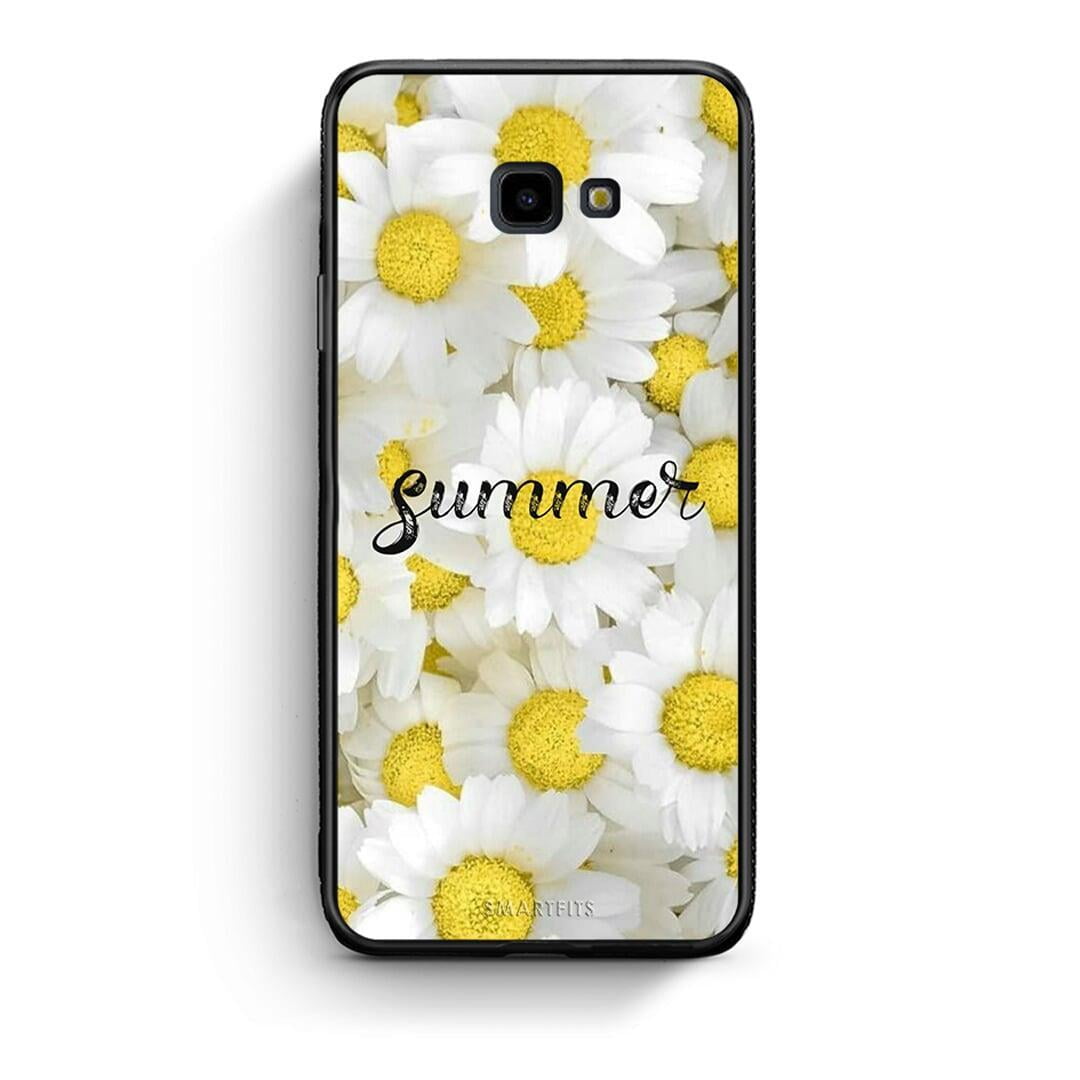 Samsung J4 Plus Summer Daisies Θήκη από τη Smartfits με σχέδιο στο πίσω μέρος και μαύρο περίβλημα | Smartphone case with colorful back and black bezels by Smartfits