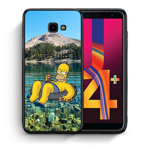 Θήκη Samsung J4 Plus Summer Happiness από τη Smartfits με σχέδιο στο πίσω μέρος και μαύρο περίβλημα | Samsung J4 Plus Summer Happiness case with colorful back and black bezels