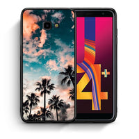 Thumbnail for Θήκη Samsung J4 Plus Sky Summer από τη Smartfits με σχέδιο στο πίσω μέρος και μαύρο περίβλημα | Samsung J4 Plus Sky Summer case with colorful back and black bezels