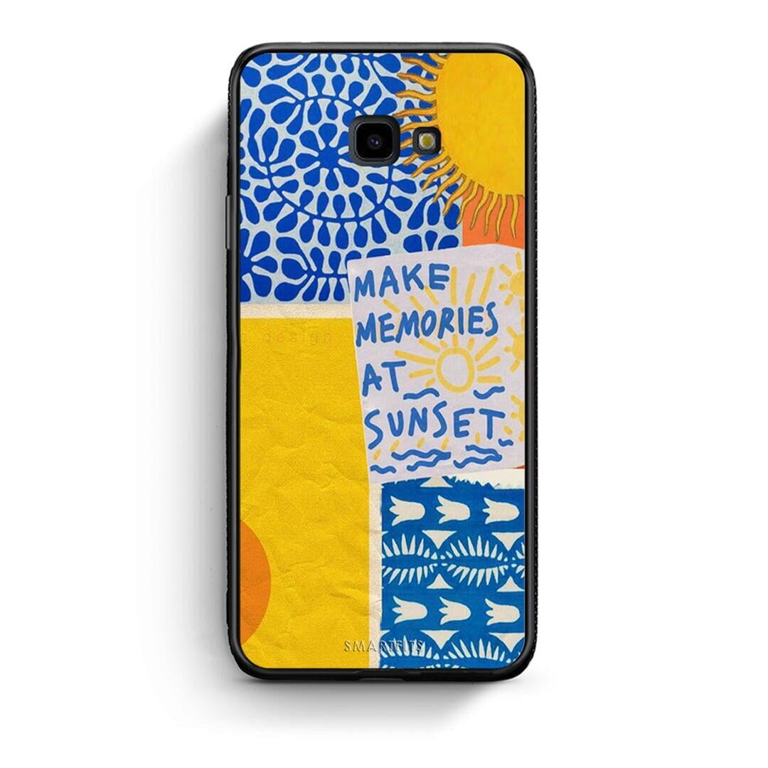 Samsung J4 Plus Sunset Memories Θήκη από τη Smartfits με σχέδιο στο πίσω μέρος και μαύρο περίβλημα | Smartphone case with colorful back and black bezels by Smartfits