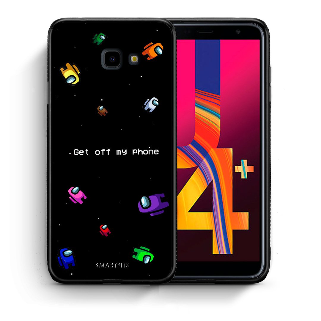 Θήκη Samsung J4 Plus AFK Text από τη Smartfits με σχέδιο στο πίσω μέρος και μαύρο περίβλημα | Samsung J4 Plus AFK Text case with colorful back and black bezels