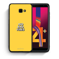 Thumbnail for Θήκη Samsung J4 Plus Vibes Text από τη Smartfits με σχέδιο στο πίσω μέρος και μαύρο περίβλημα | Samsung J4 Plus Vibes Text case with colorful back and black bezels