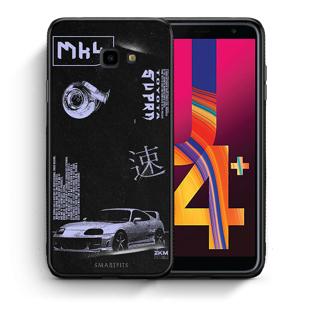 Θήκη Αγίου Βαλεντίνου Samsung J4 Plus Tokyo Drift από τη Smartfits με σχέδιο στο πίσω μέρος και μαύρο περίβλημα | Samsung J4 Plus Tokyo Drift case with colorful back and black bezels