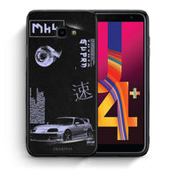 Thumbnail for Θήκη Αγίου Βαλεντίνου Samsung J4 Plus Tokyo Drift από τη Smartfits με σχέδιο στο πίσω μέρος και μαύρο περίβλημα | Samsung J4 Plus Tokyo Drift case with colorful back and black bezels