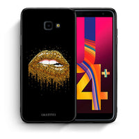 Thumbnail for Θήκη Samsung J4 Plus Golden Valentine από τη Smartfits με σχέδιο στο πίσω μέρος και μαύρο περίβλημα | Samsung J4 Plus Golden Valentine case with colorful back and black bezels