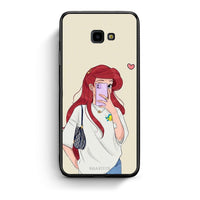 Thumbnail for Samsung J4 Plus Walking Mermaid Θήκη από τη Smartfits με σχέδιο στο πίσω μέρος και μαύρο περίβλημα | Smartphone case with colorful back and black bezels by Smartfits