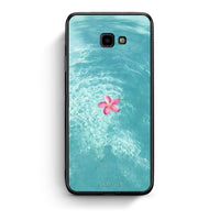 Thumbnail for Samsung J4 Plus Water Flower Θήκη από τη Smartfits με σχέδιο στο πίσω μέρος και μαύρο περίβλημα | Smartphone case with colorful back and black bezels by Smartfits
