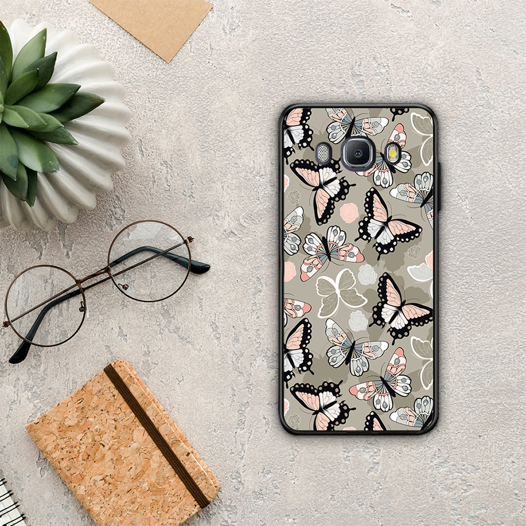 Boho Butterflies - Samsung Galaxy J7 2016 θήκη