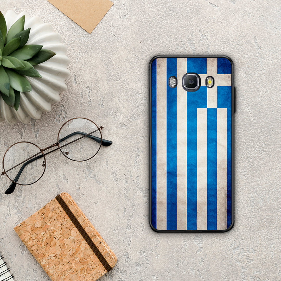 Flag Greek - Samsung Galaxy J7 2016 θήκη
