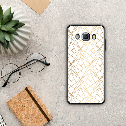Geometric Luxury White - Samsung Galaxy J5 2017 θήκη