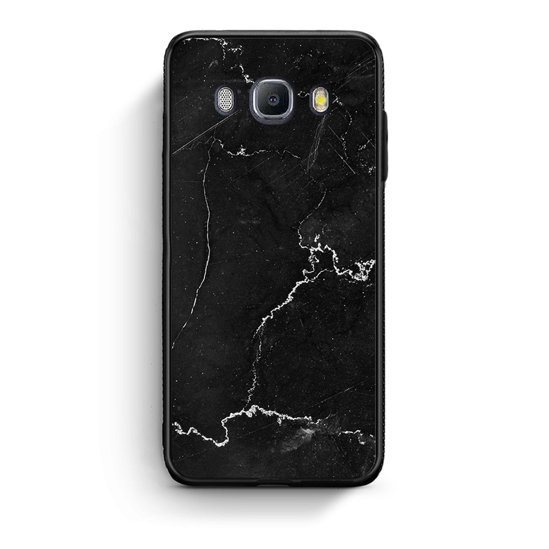 Samsung J7 2016 Marble Black θήκη από τη Smartfits με σχέδιο στο πίσω μέρος και μαύρο περίβλημα | Smartphone case with colorful back and black bezels by Smartfits
