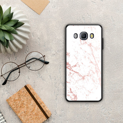 Marble Pink Splash - Samsung Galaxy J7 2016 θήκη