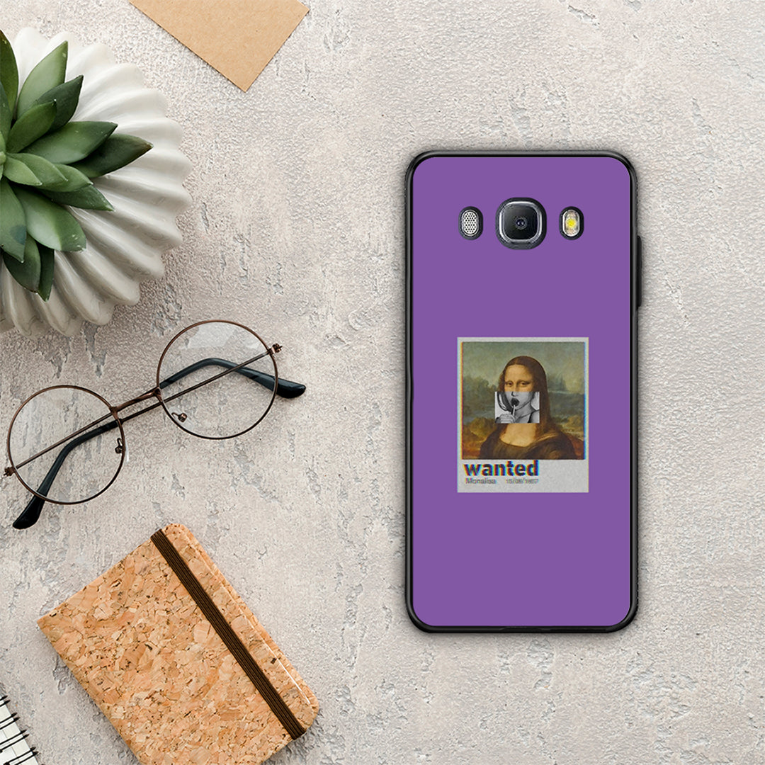 Popart Monalisa - Samsung Galaxy J7 2016 θήκη