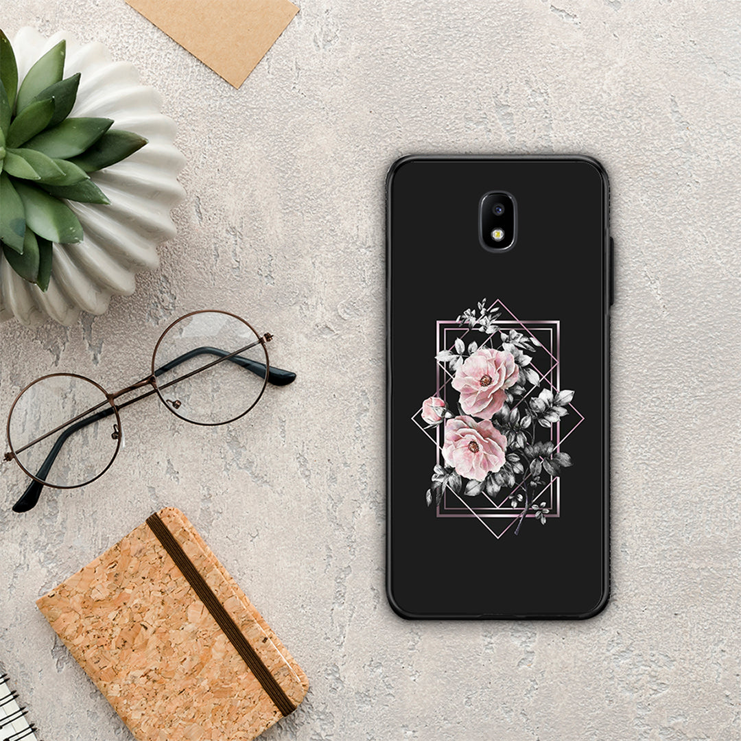 Flower Frame - Samsung Galaxy J7 2017 θήκη