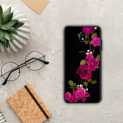 Flower Red Roses - Samsung Galaxy J5 2017 θήκη
