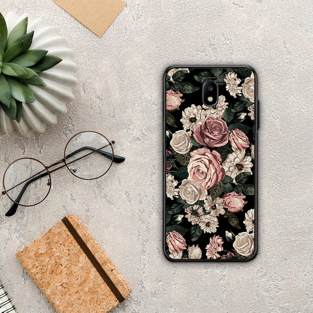 Flower Wild Roses - Samsung Galaxy J5 2017 θήκη