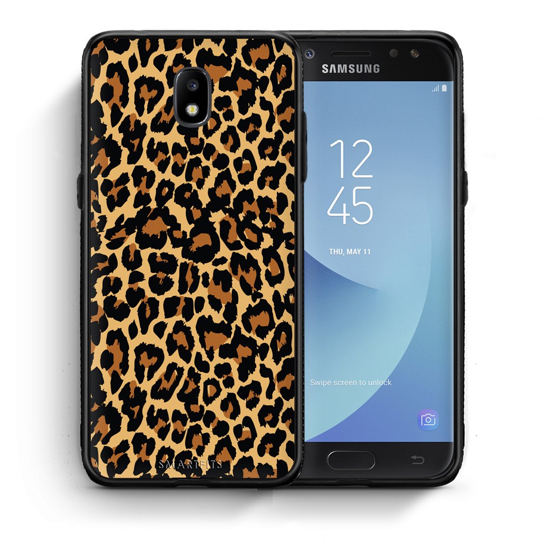 Θήκη Samsung J5 2017 Leopard Animal από τη Smartfits με σχέδιο στο πίσω μέρος και μαύρο περίβλημα | Samsung J5 2017 Leopard Animal case with colorful back and black bezels