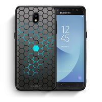 Thumbnail for Θήκη Samsung J5 2017 Hexagonal Geometric από τη Smartfits με σχέδιο στο πίσω μέρος και μαύρο περίβλημα | Samsung J5 2017 Hexagonal Geometric case with colorful back and black bezels
