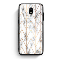 Thumbnail for 44 - Samsung J5 2017 Gold Geometric Marble case, cover, bumper