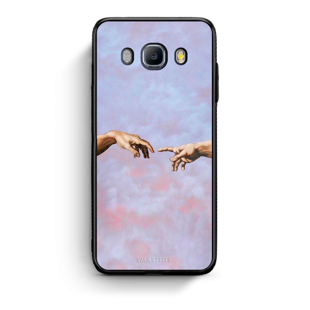 Samsung J7 2016 Adam Hand θήκη από τη Smartfits με σχέδιο στο πίσω μέρος και μαύρο περίβλημα | Smartphone case with colorful back and black bezels by Smartfits