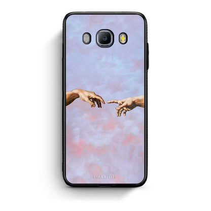 Samsung J7 2016 Adam Hand θήκη από τη Smartfits με σχέδιο στο πίσω μέρος και μαύρο περίβλημα | Smartphone case with colorful back and black bezels by Smartfits