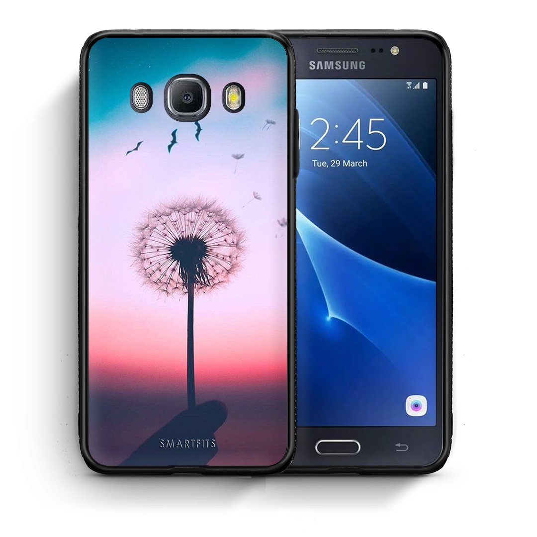 Θήκη Samsung J7 2016 Wish Boho από τη Smartfits με σχέδιο στο πίσω μέρος και μαύρο περίβλημα | Samsung J7 2016 Wish Boho case with colorful back and black bezels