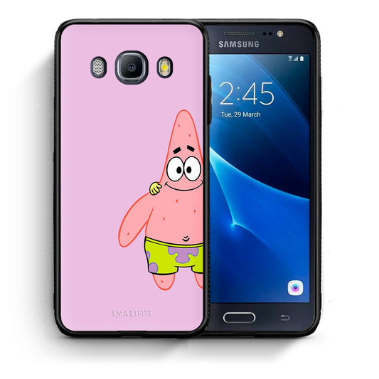 Θήκη Samsung J7 2016  Friends Patrick από τη Smartfits με σχέδιο στο πίσω μέρος και μαύρο περίβλημα | Samsung J7 2016  Friends Patrick case with colorful back and black bezels