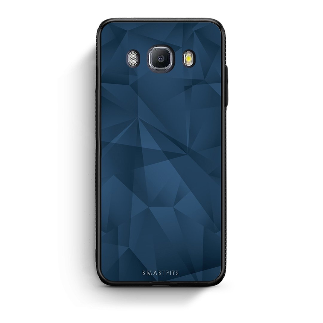39 - Samsung J7 2016 Blue Abstract Geometric case, cover, bumper