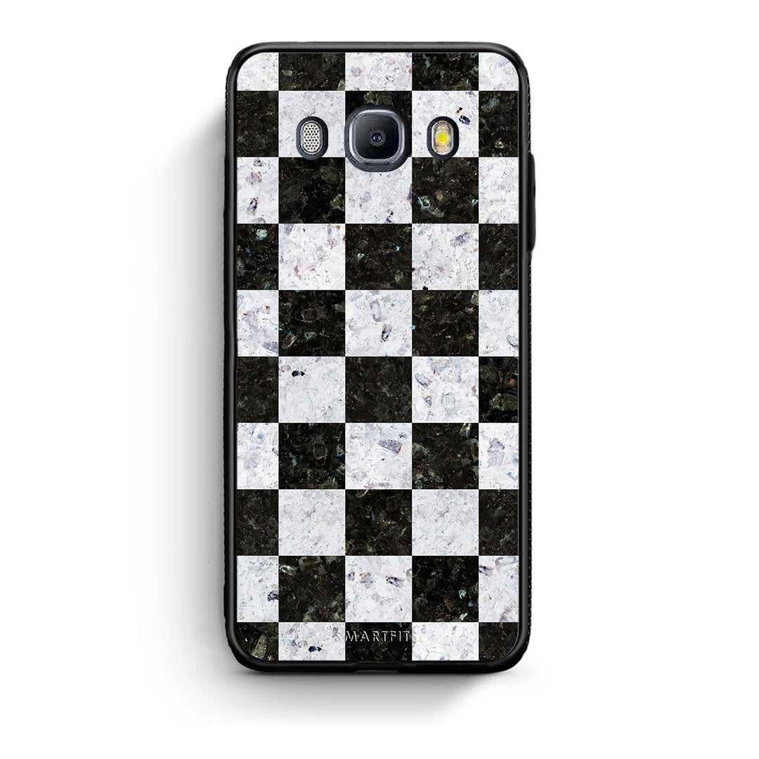 4 - Samsung J7 2016 Square Geometric Marble case, cover, bumper