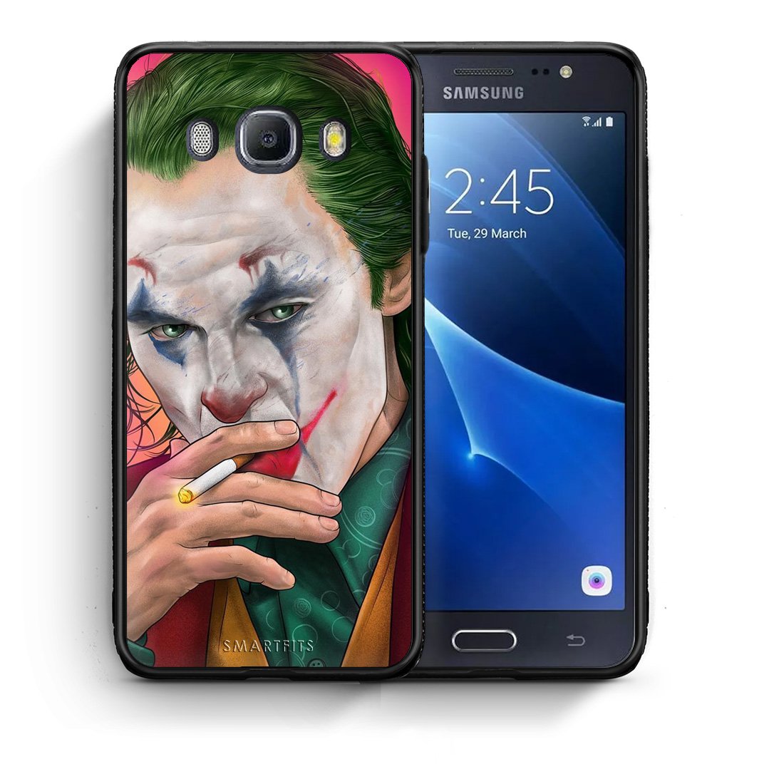 Θήκη Samsung J7 2016 JokesOnU PopArt από τη Smartfits με σχέδιο στο πίσω μέρος και μαύρο περίβλημα | Samsung J7 2016 JokesOnU PopArt case with colorful back and black bezels