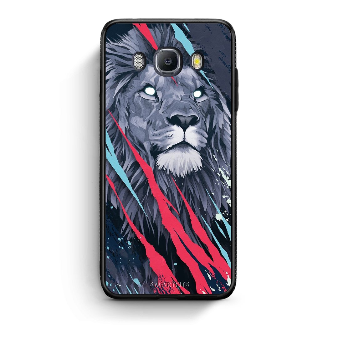 4 - Samsung J7 2016 Lion Designer PopArt case, cover, bumper