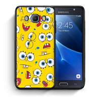 Thumbnail for Θήκη Samsung J7 2016 Sponge PopArt από τη Smartfits με σχέδιο στο πίσω μέρος και μαύρο περίβλημα | Samsung J7 2016 Sponge PopArt case with colorful back and black bezels