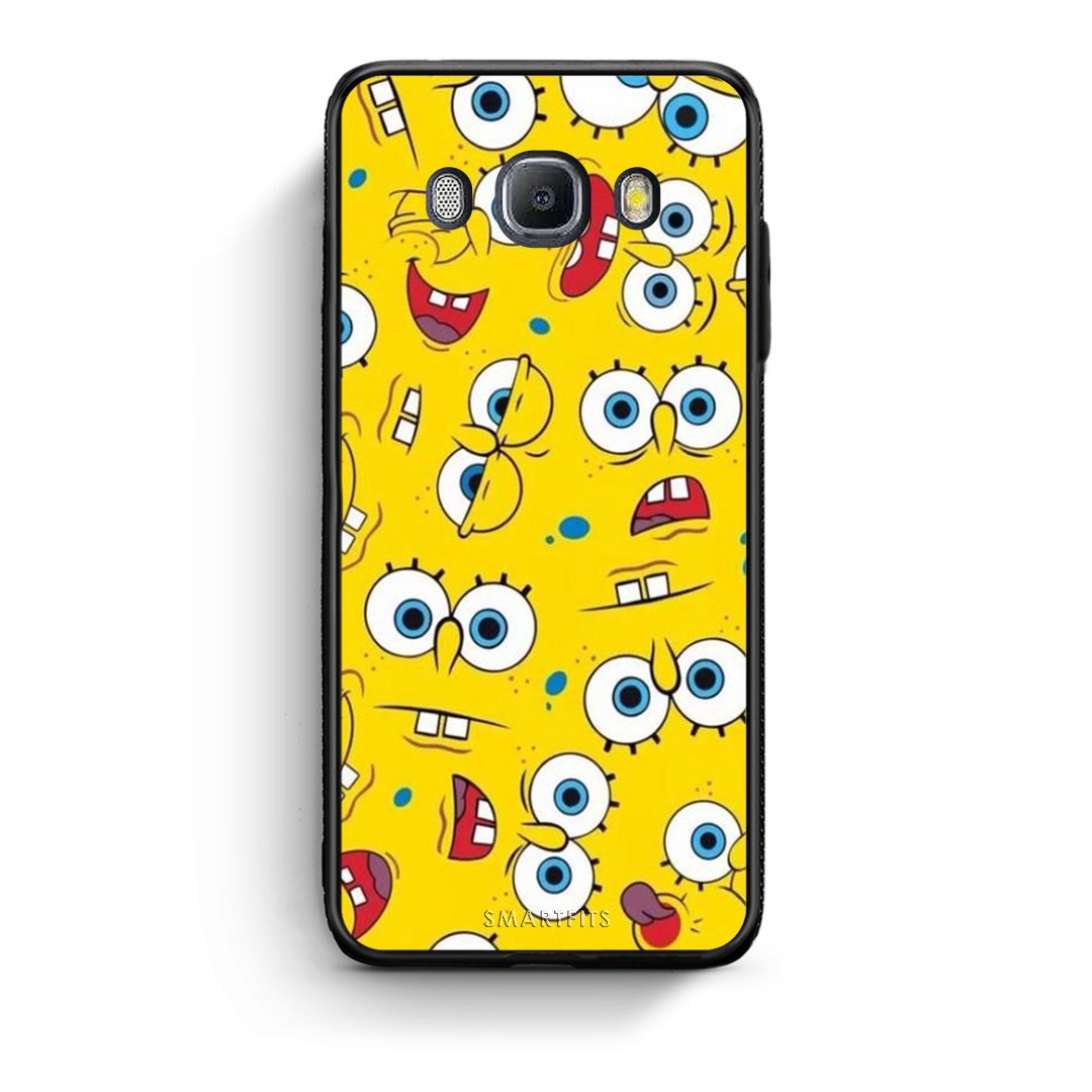 4 - Samsung J7 2016 Sponge PopArt case, cover, bumper