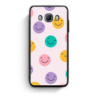 Thumbnail for Samsung J7 2016 Smiley Faces θήκη από τη Smartfits με σχέδιο στο πίσω μέρος και μαύρο περίβλημα | Smartphone case with colorful back and black bezels by Smartfits