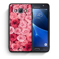 Thumbnail for Θήκη Samsung J7 2016 RoseGarden Valentine από τη Smartfits με σχέδιο στο πίσω μέρος και μαύρο περίβλημα | Samsung J7 2016 RoseGarden Valentine case with colorful back and black bezels