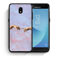 Thumbnail for Θήκη Samsung J7 2017 Adam Hand από τη Smartfits με σχέδιο στο πίσω μέρος και μαύρο περίβλημα | Samsung J7 2017 Adam Hand case with colorful back and black bezels