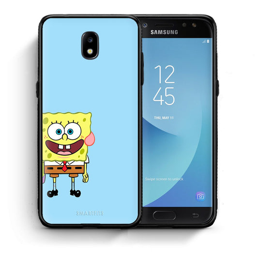 Θήκη Samsung J7 2017 Friends Bob από τη Smartfits με σχέδιο στο πίσω μέρος και μαύρο περίβλημα | Samsung J7 2017 Friends Bob case with colorful back and black bezels