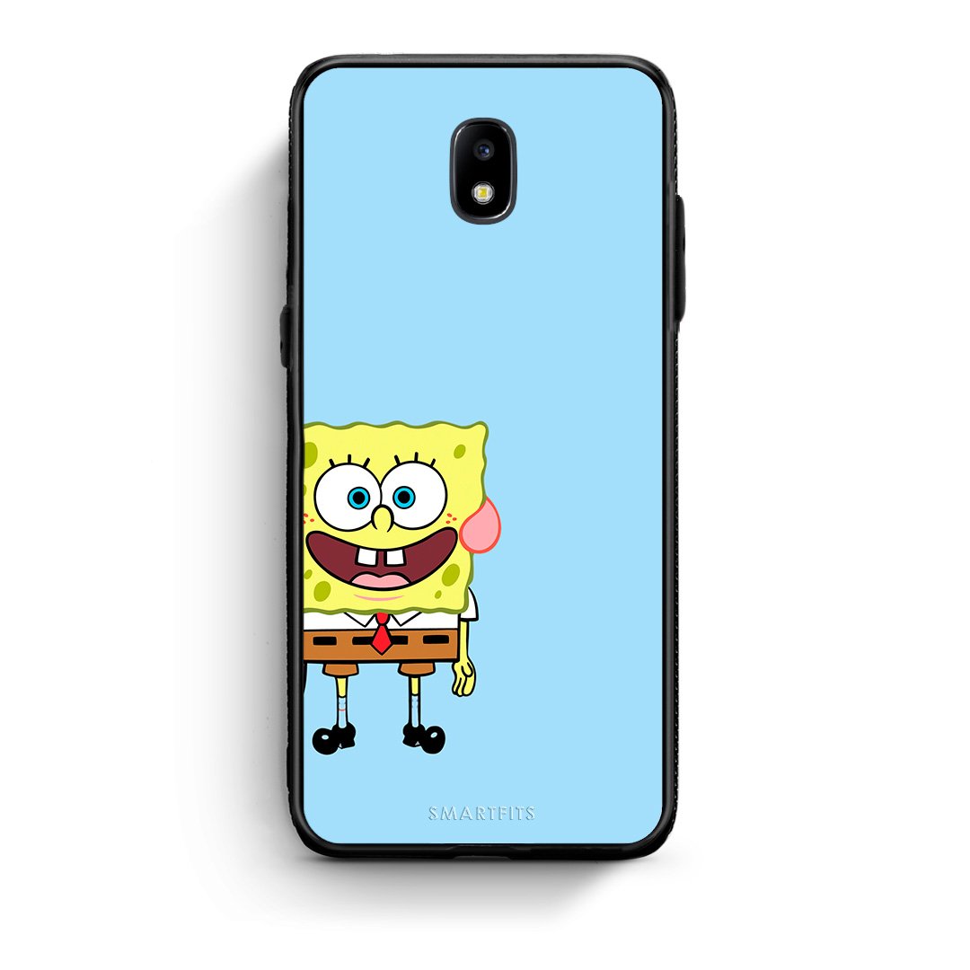 Samsung J7 2017 Friends Bob θήκη από τη Smartfits με σχέδιο στο πίσω μέρος και μαύρο περίβλημα | Smartphone case with colorful back and black bezels by Smartfits