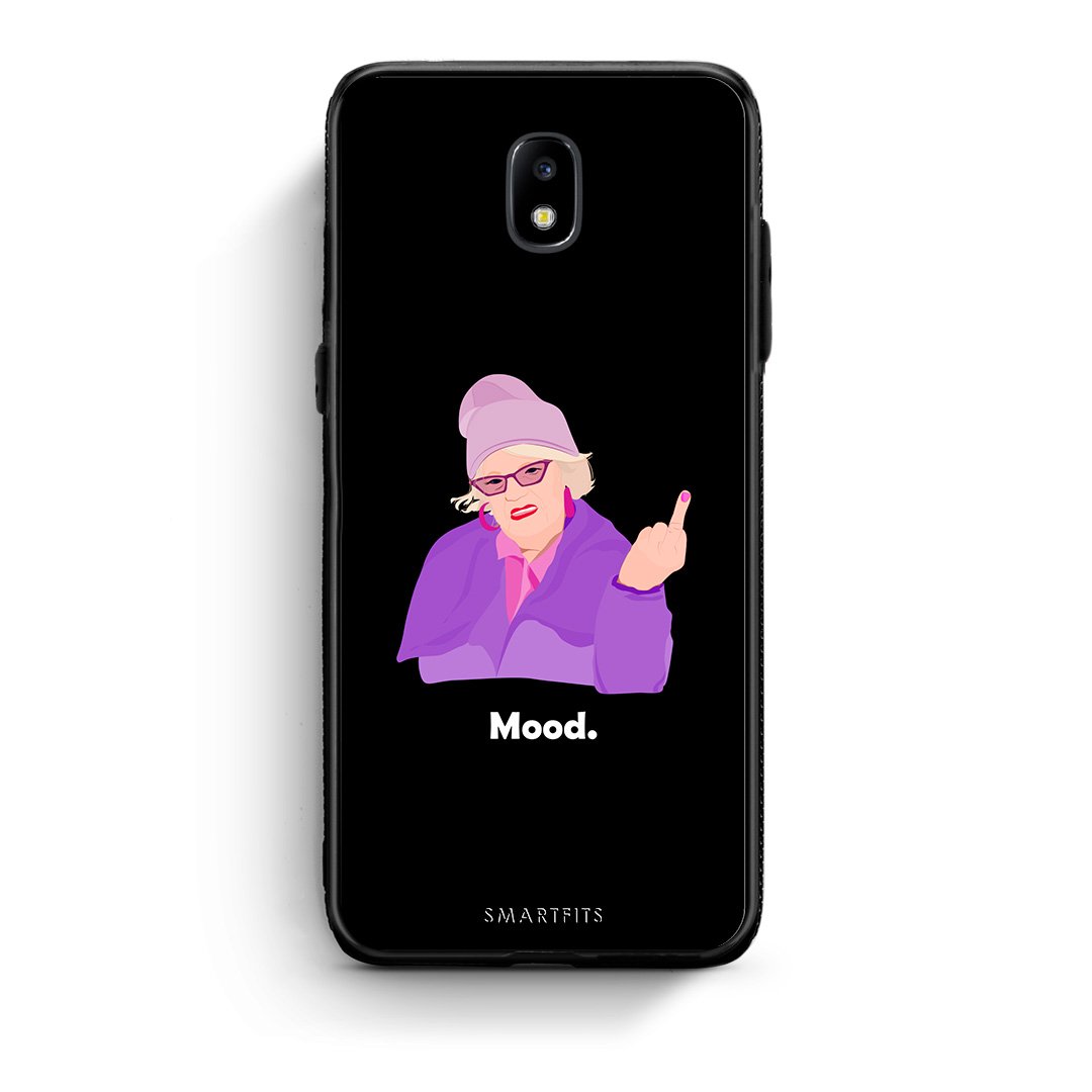 Samsung J7 2017 Grandma Mood Black θήκη από τη Smartfits με σχέδιο στο πίσω μέρος και μαύρο περίβλημα | Smartphone case with colorful back and black bezels by Smartfits