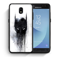 Thumbnail for Θήκη Samsung J7 2017 Paint Bat Hero από τη Smartfits με σχέδιο στο πίσω μέρος και μαύρο περίβλημα | Samsung J7 2017 Paint Bat Hero case with colorful back and black bezels