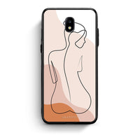 Thumbnail for Samsung J5 2017 LineArt Woman θήκη από τη Smartfits με σχέδιο στο πίσω μέρος και μαύρο περίβλημα | Smartphone case with colorful back and black bezels by Smartfits