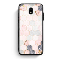 Thumbnail for 4 - Samsung J5 2017 Hexagon Pink Marble case, cover, bumper