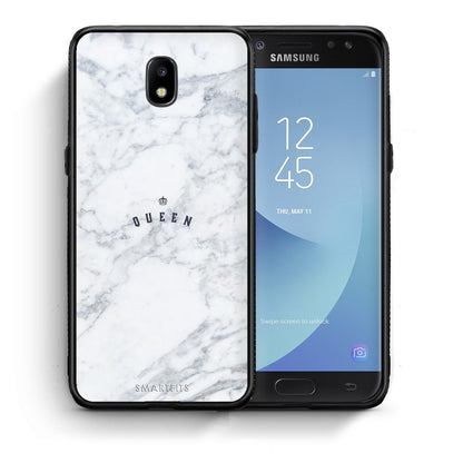 Θήκη Samsung J5 2017 Queen Marble από τη Smartfits με σχέδιο στο πίσω μέρος και μαύρο περίβλημα | Samsung J5 2017 Queen Marble case with colorful back and black bezels