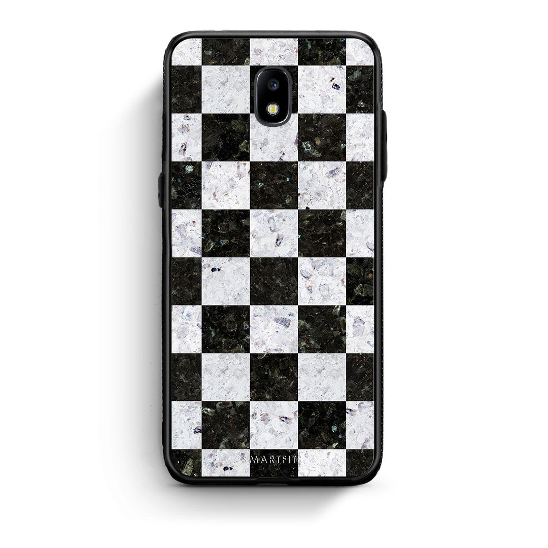 4 - Samsung J7 2017 Square Geometric Marble case, cover, bumper