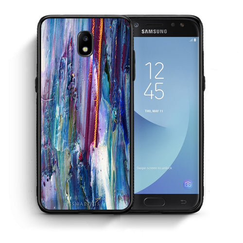 Θήκη Samsung J5 2017 Winter Paint από τη Smartfits με σχέδιο στο πίσω μέρος και μαύρο περίβλημα | Samsung J5 2017 Winter Paint case with colorful back and black bezels