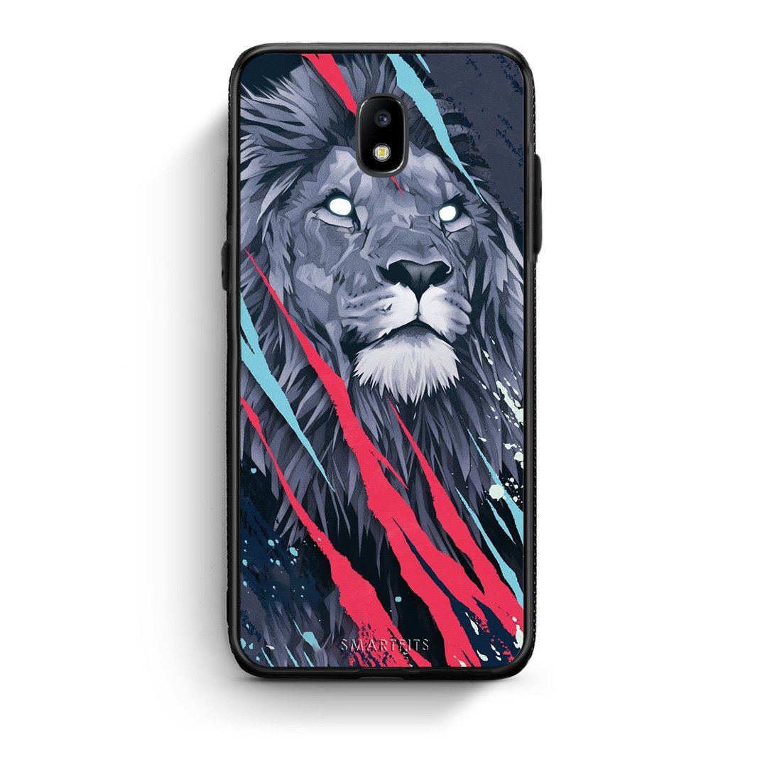 4 - Samsung J7 2017 Lion Designer PopArt case, cover, bumper