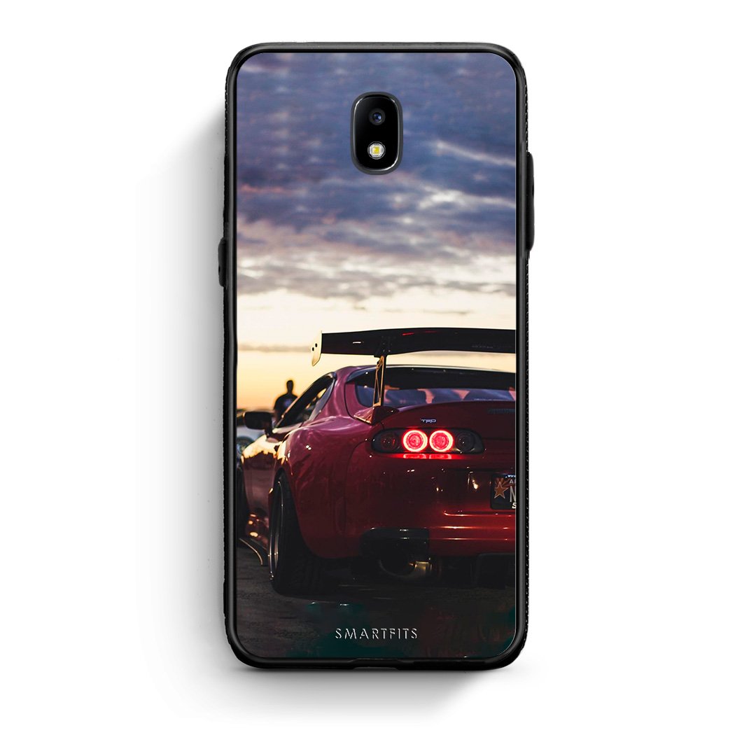 Samsung J5 2017 Racing Supra θήκη από τη Smartfits με σχέδιο στο πίσω μέρος και μαύρο περίβλημα | Smartphone case with colorful back and black bezels by Smartfits