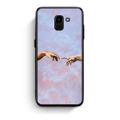 samsung J6 Adam Hand θήκη από τη Smartfits με σχέδιο στο πίσω μέρος και μαύρο περίβλημα | Smartphone case with colorful back and black bezels by Smartfits