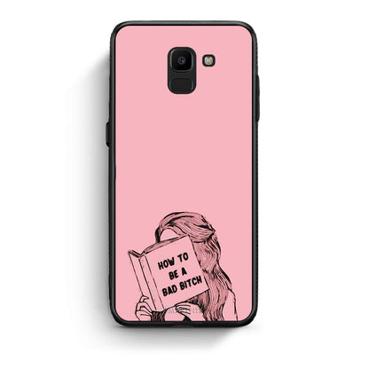 samsung J6 Bad Bitch θήκη από τη Smartfits με σχέδιο στο πίσω μέρος και μαύρο περίβλημα | Smartphone case with colorful back and black bezels by Smartfits