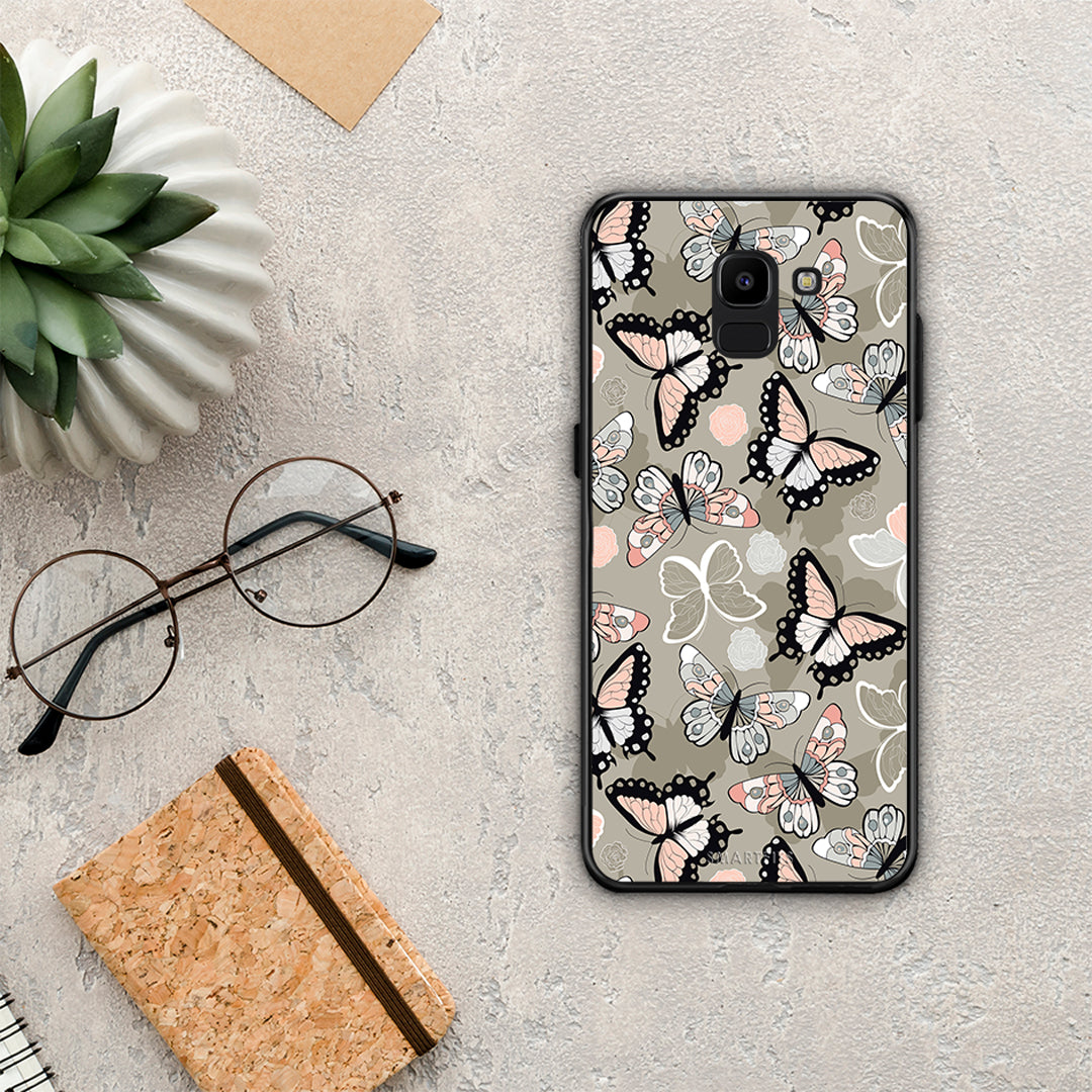 Boho Butterflies - Samsung Galaxy J6 θήκη